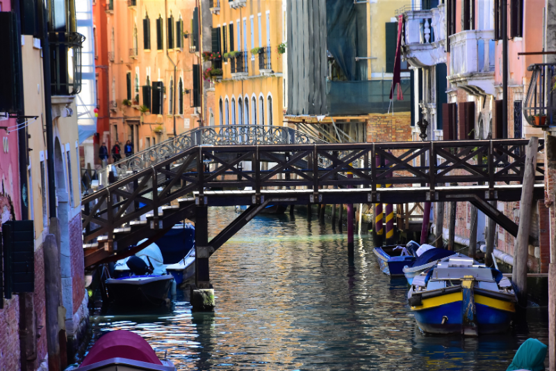 The Cannaregio neighborhood in Venice.