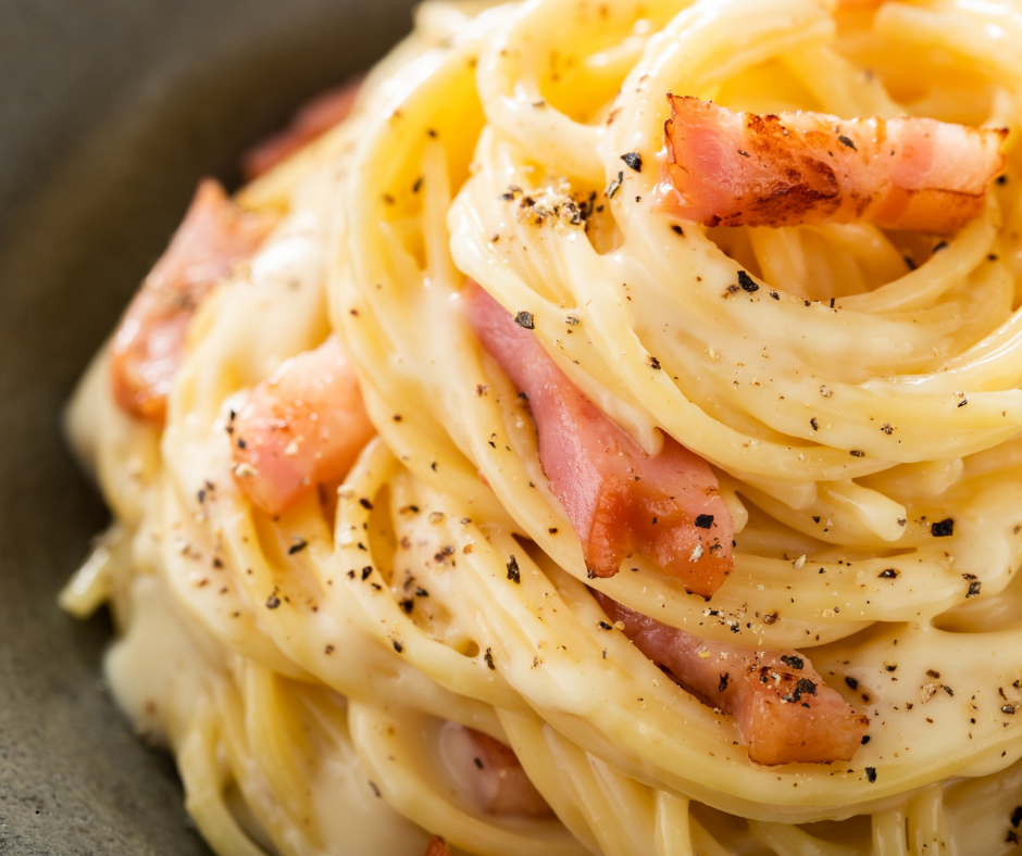 You must try carbonara when you visit Rome!